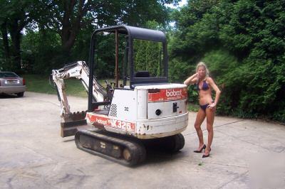 2000 bobcat 325C mini excavator with 15