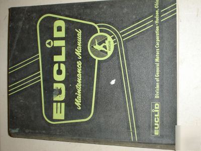 Euclid diesel engine maintenance manual 71E 71N 71T +++