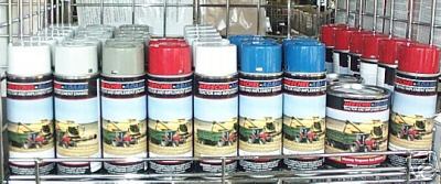 Ford tractor white spray paint 3 cans 