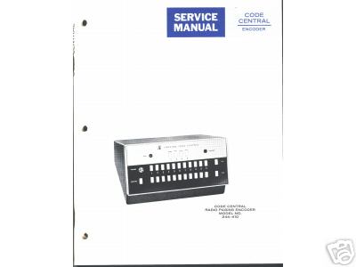 Johnson code central encoder service manual 