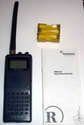 Like new radio shack pro-92 radio scanner - working 