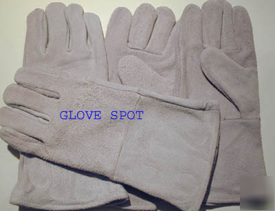 New 7 pair grey welder gloves great value welding glove