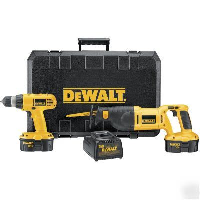 New brand dewalt 18V combo kit drill and sawzall 2 batt