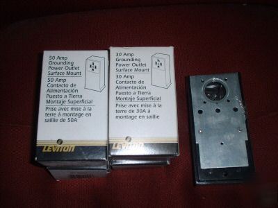 New lot leviton grounding power outlets 30 50 amp