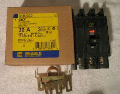 Square d QOU330 30 amp 3 pole 240VCIRCUIT breaker