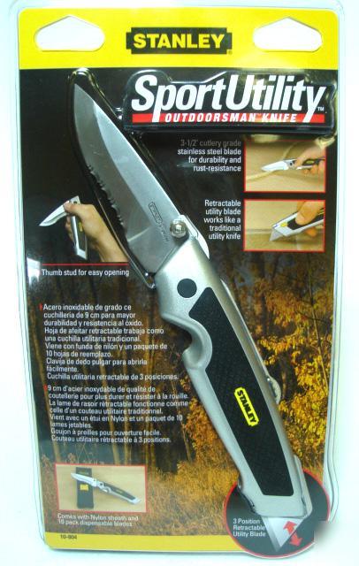 Stanley sport utility blade knife outdoor hunting tool 