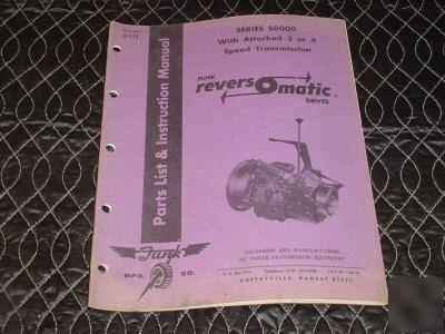 Vintage funk revers-o-matic transmission parts man mint