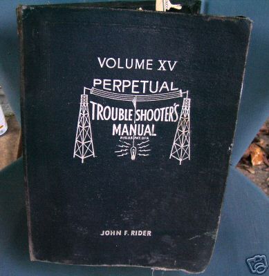 Vintage volume xv perpetual trouble shootter's manual