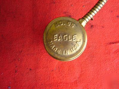 Brass eagle oil can for hit and miss antique engine