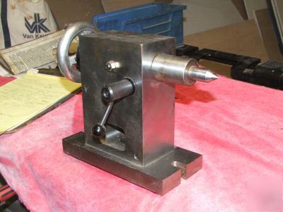 Fadal rotary indexer vh 65 tailstock & 3-jaw buck chuck