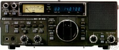 Icom ic-R70 communications receiver