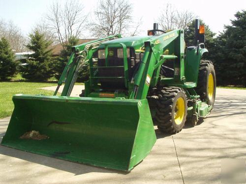 John deere 4210 compact utility tractor 4 wwd hydro 