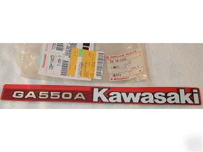 Kawasaki operators label/decal set~56031-2325~GA550