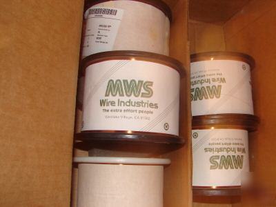 New 9.5 ibs spool mws awg 31 hapt copper magnet wire - 