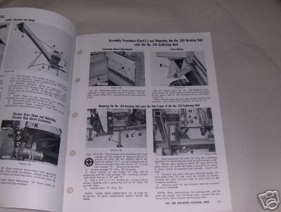 New idea no 320 mounted husking unit operator's manual