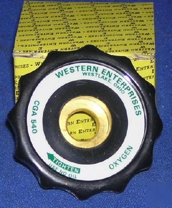 New western enterprises plastic grip cga-540 valve knob