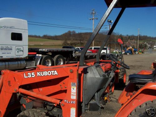 Nice 2001 kubota L35 tractor loader backhoe buysafe