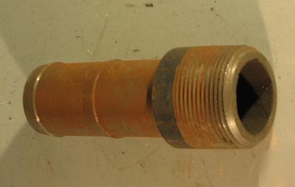 Pipe fittings 1MNPTX1T c. steel pipe-hose adapter qn=7