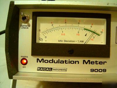  racal - dana 9009 automatic modulation meter