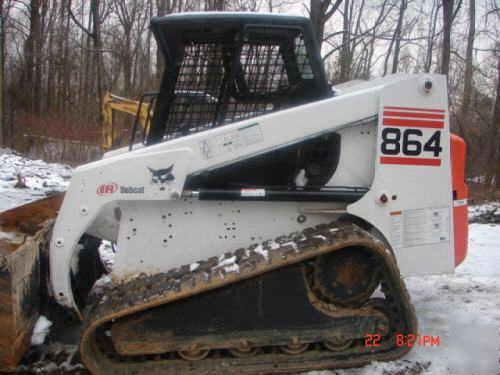 2001 864T-200 bobcat track loader low hrs. no 
