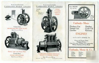 Antique fairbanks morse gas kerosene engine catalog 