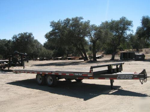 Econoline 7 ton tilt utility flatbed trailer