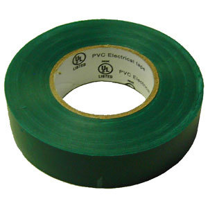 Electrical tape -- green 3/4 x 60FT. -- 10 rolls 