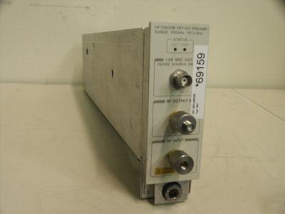 Hp 70620B 100K-26.5GHZ preamplifier module 70000 series