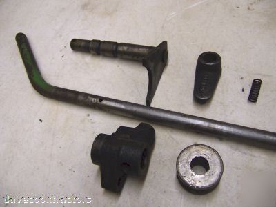 John deere 60 pto engagement lever and fork assembly