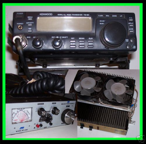 Kenwood ts-60-s, 50 mhz all mode transceiver, w/extras 