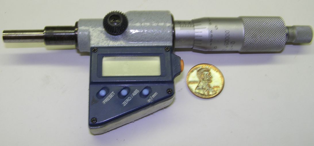 Mitutoyo digimatic micrometer head...350-711-30...as-is