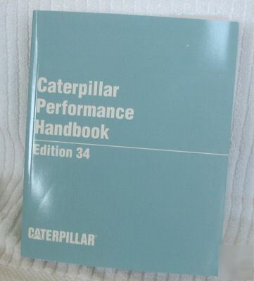 New brand cat caterpillar performance handbook #34 