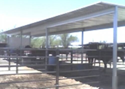 Rv canopy, steel motor home cover, horseport, hay barn