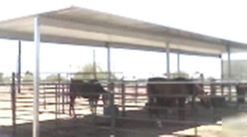 Rv canopy, steel motor home cover, horseport, hay barn