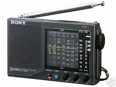 Sony icf-SW22 am fm shortwave world band receiver