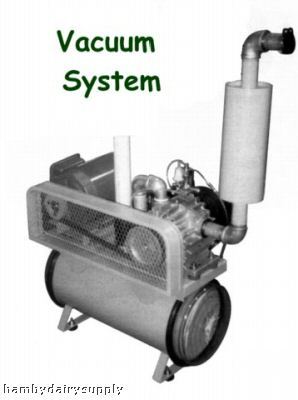 Stationary vacuum pump 1.5 to 3 hp