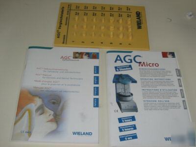 Weiland gold elecrtoforming coping machine, agc micro