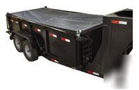 6-1/2' x 15' dump truck / trailer tarp roller kit 