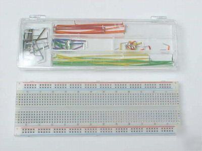 Breadboard solderless with case of jumpers