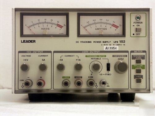 Leader - lps 152 laboratory regulated dc power supply