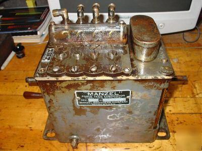 Manzel lubricator 4 outlet for gas engine or tractor