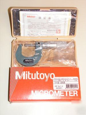 Mitutoyo micrometer 0-1