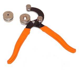 New 2 4 size tubing pipe bender pliers copper steel 