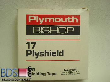 Plymouth bishop 17 plushield epr shielding tapem#2109