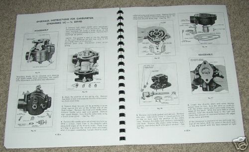 Wisconsin model aah engine inst. & parts manual -1940's