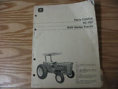 John deere 1520 series tractor parts catalog