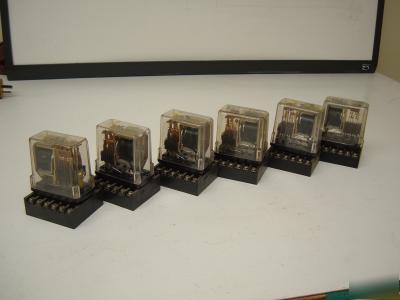 Lot of 6 struthers dunn relay 219ABAP