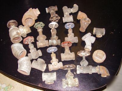 Misc. old time plumbing fittings. $ flat rate ship$ 