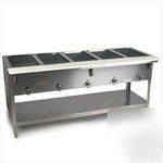New : steam table - 5 compartment - 240 volt