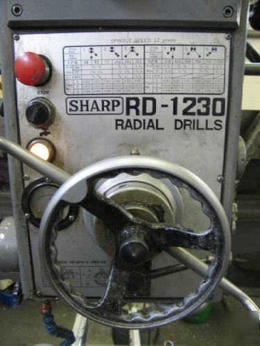 Sharp 12X35 radial drill